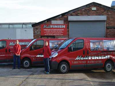 Matt Finish staff and vans