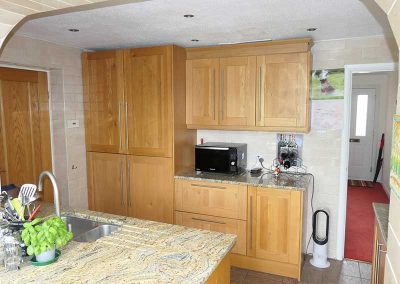 Neston kitchen before respray