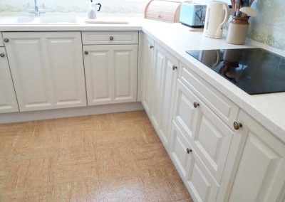 Restored kitchen units