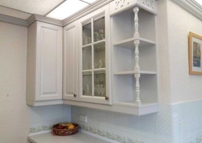 Decorative detail resprayed