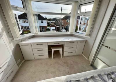 After bedroom furniture respray