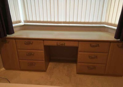 Before bedroom furniture respray 2