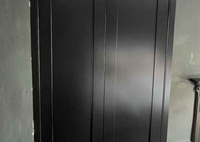 Bespoke MDF wardrobe in black
