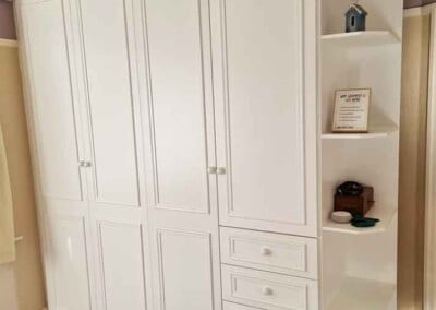 Fitted wardrobes resprayed