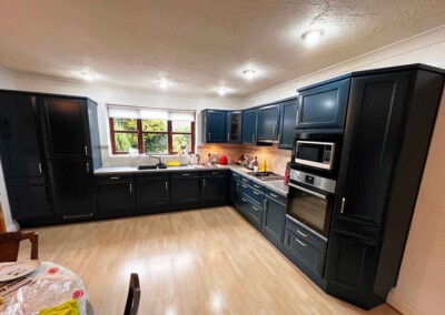 Huddersfield kitchen after the respray