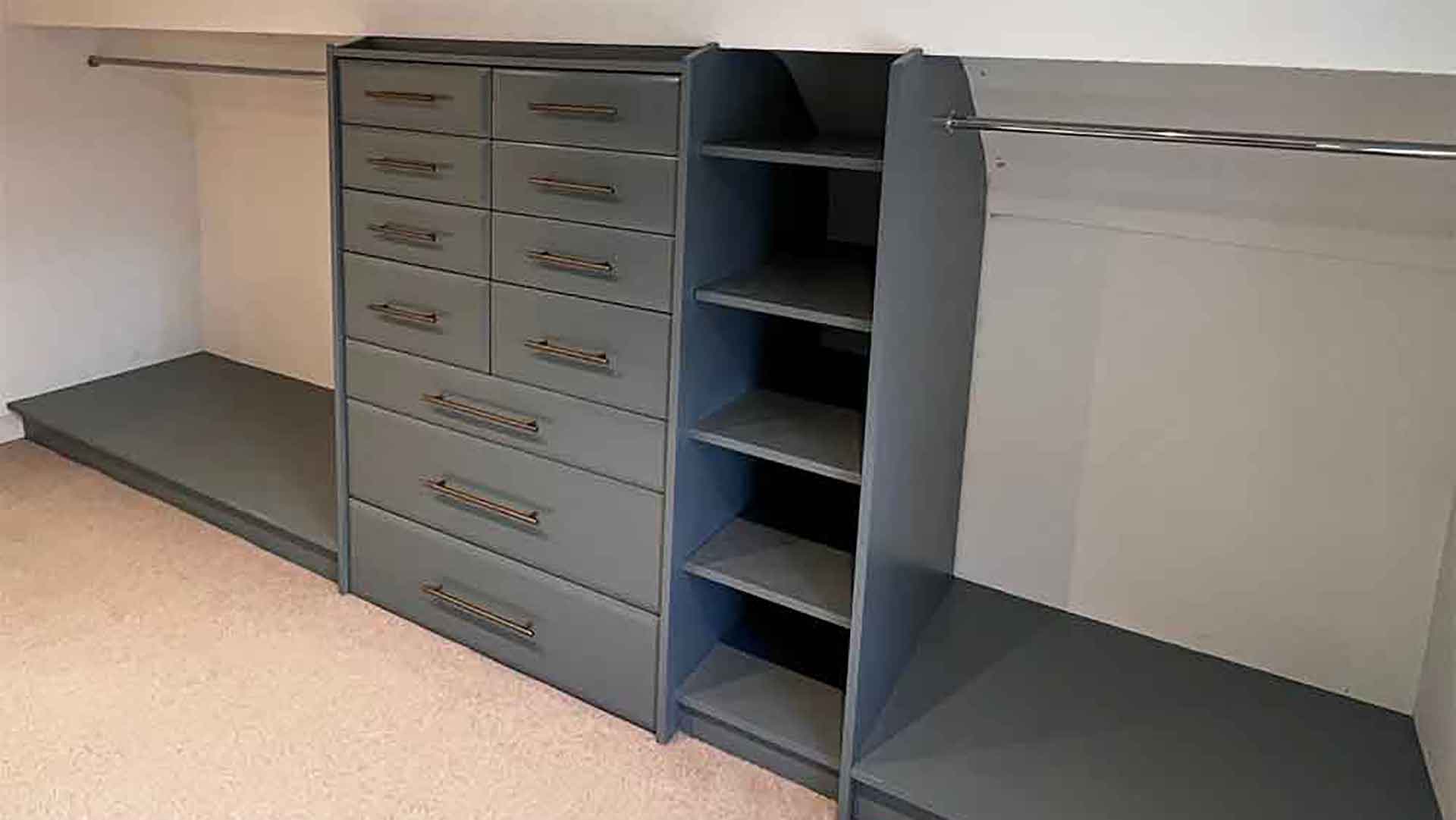 Fitted bedroom furniture resprayed by Matt Finish