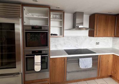 Liverpool kitchen before refurbishment by Matt Finish Kitchen Respray Ltd