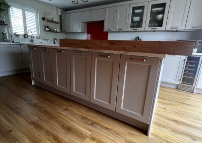 Before kitchen respray in Mold, Flintshire